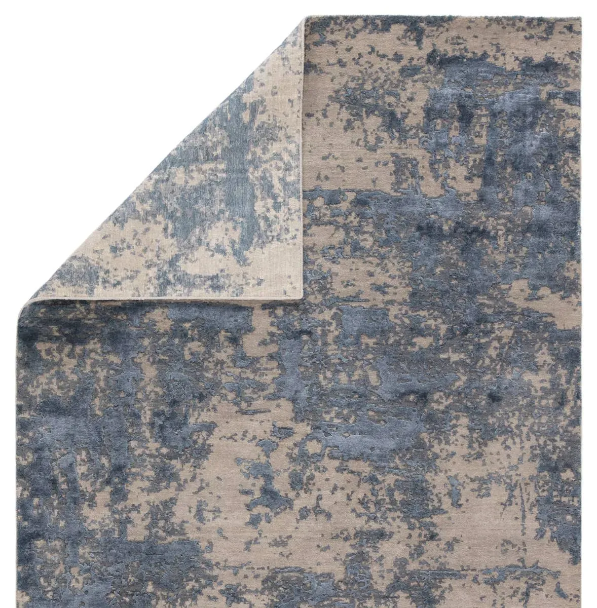 Project Error By Kavi PRE05 Blue/Grey Rug