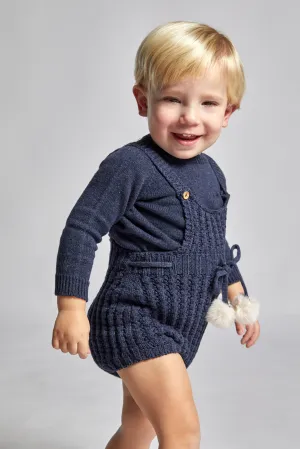 PT02-Jeans Blue Romper