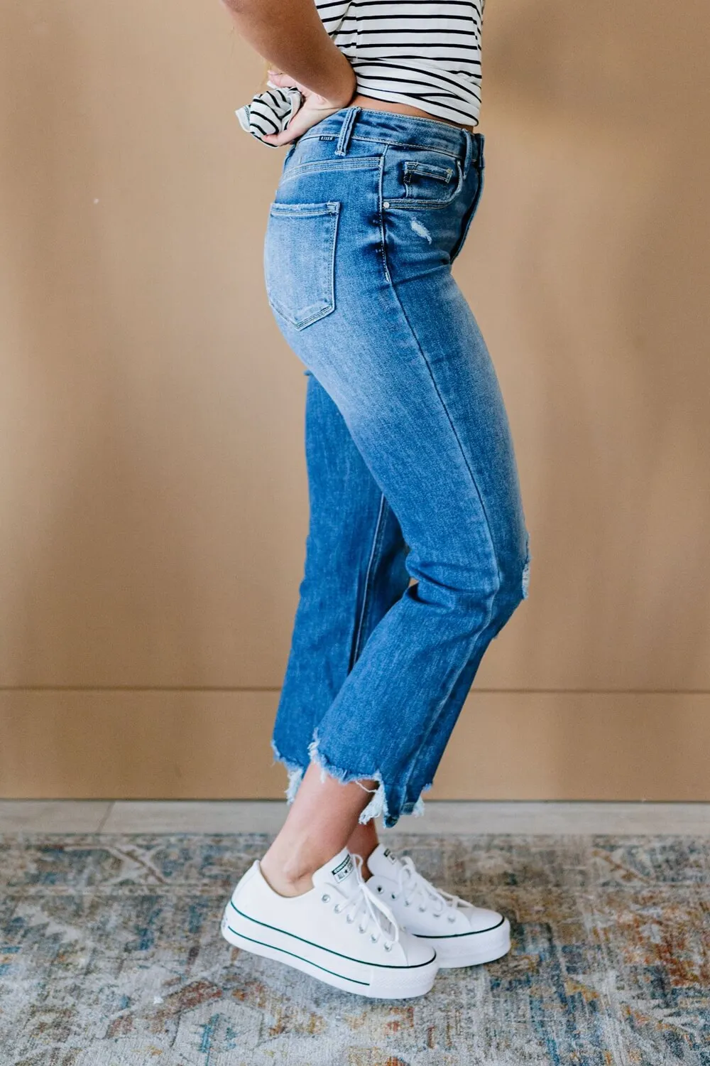 RISEN Good Times Cropped Jeans