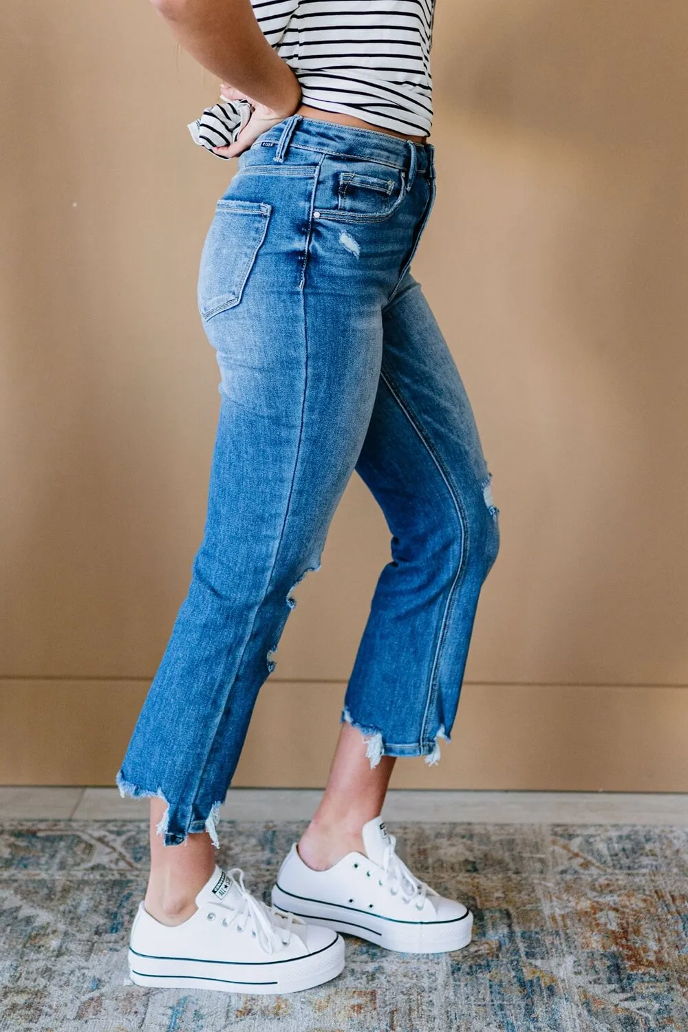 RISEN Good Times Cropped Jeans