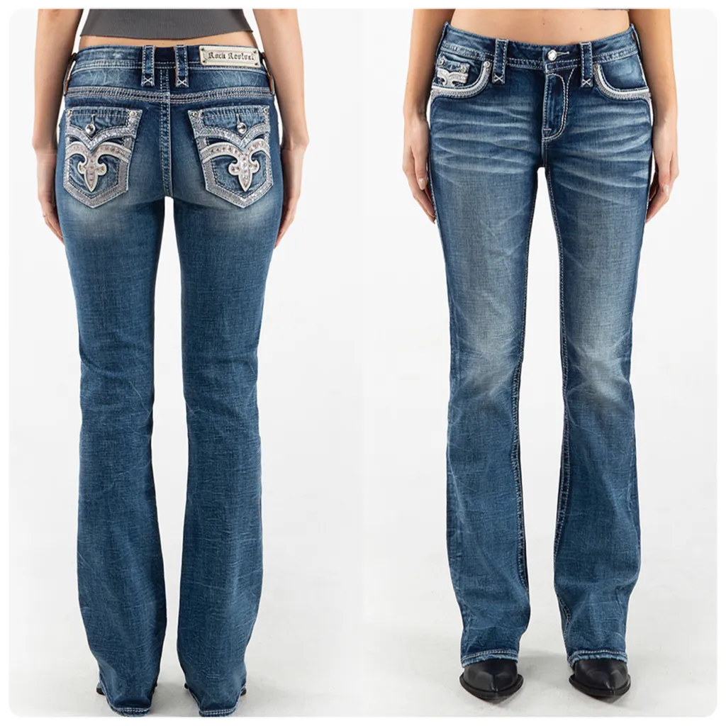 Rock Revival "Shell Pink" Bootcut Jean