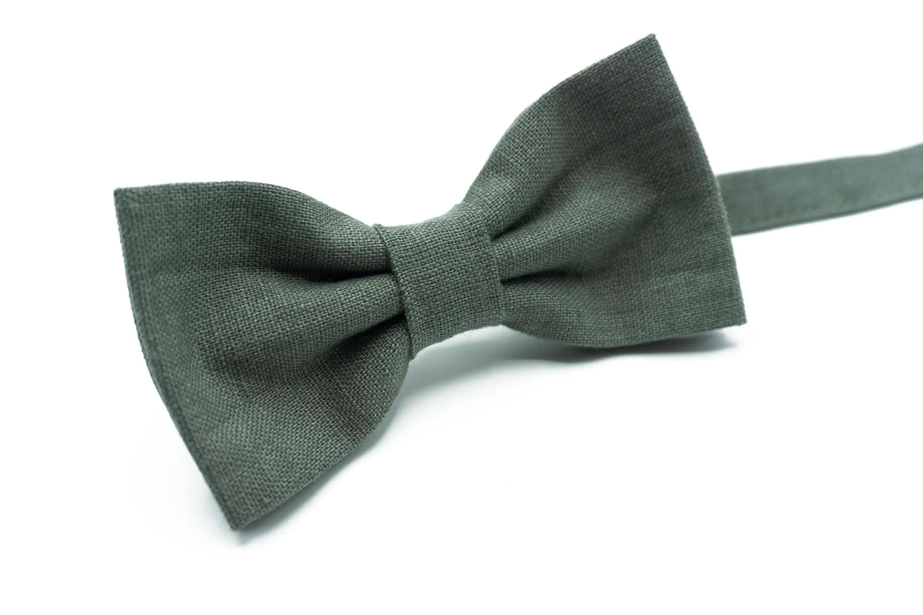 Sage Green Tie Set - Wedding Neckties for Groom and Groomsmen