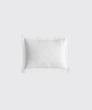 SAMPLE SALE<br>Off White & White Linen Breakfast Pillow
