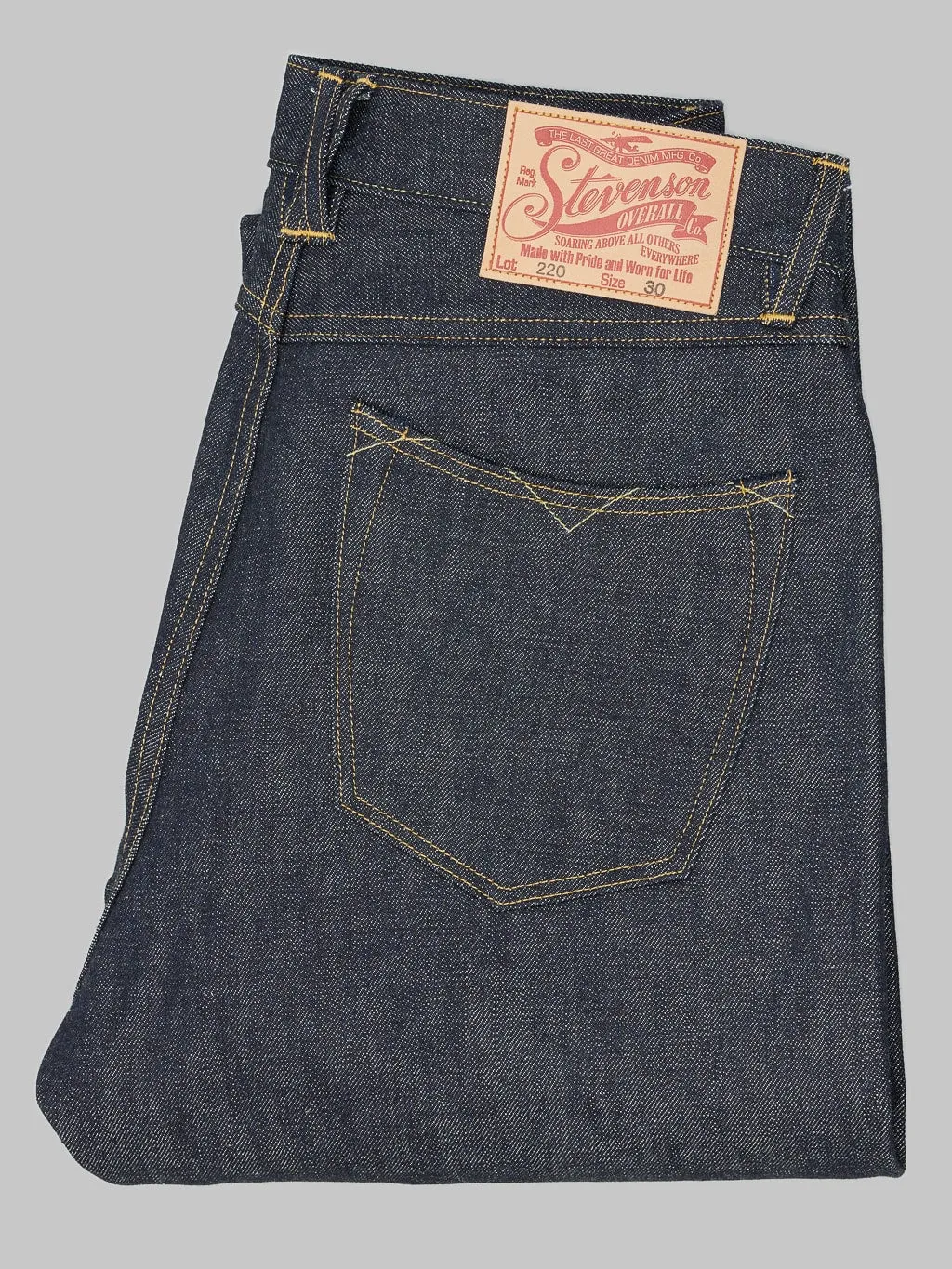 Stevenson Overall Co. Carmel 220 14oz Regular Tapered Jeans
