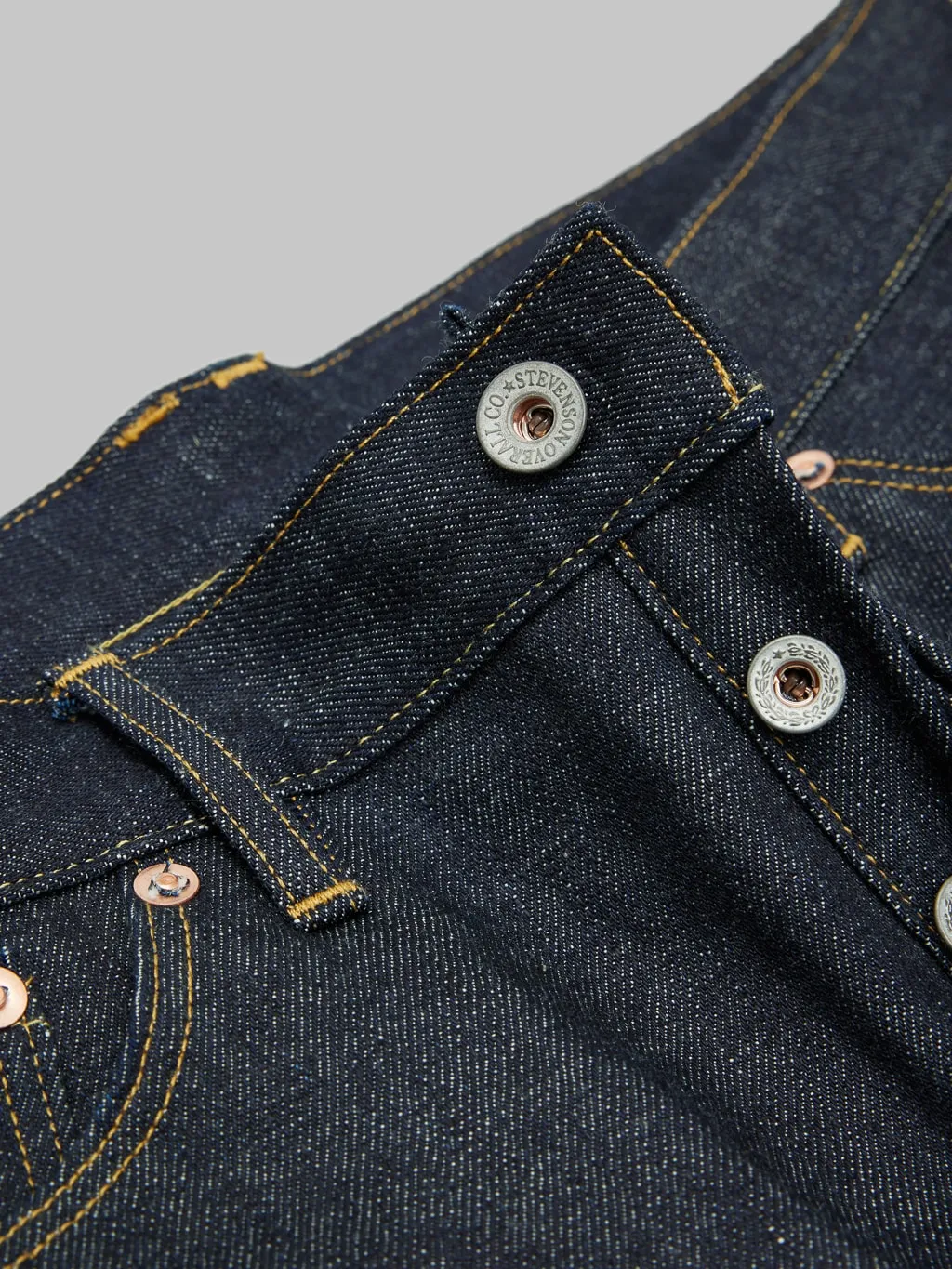 Stevenson Overall Co. Carmel 220 14oz Regular Tapered Jeans