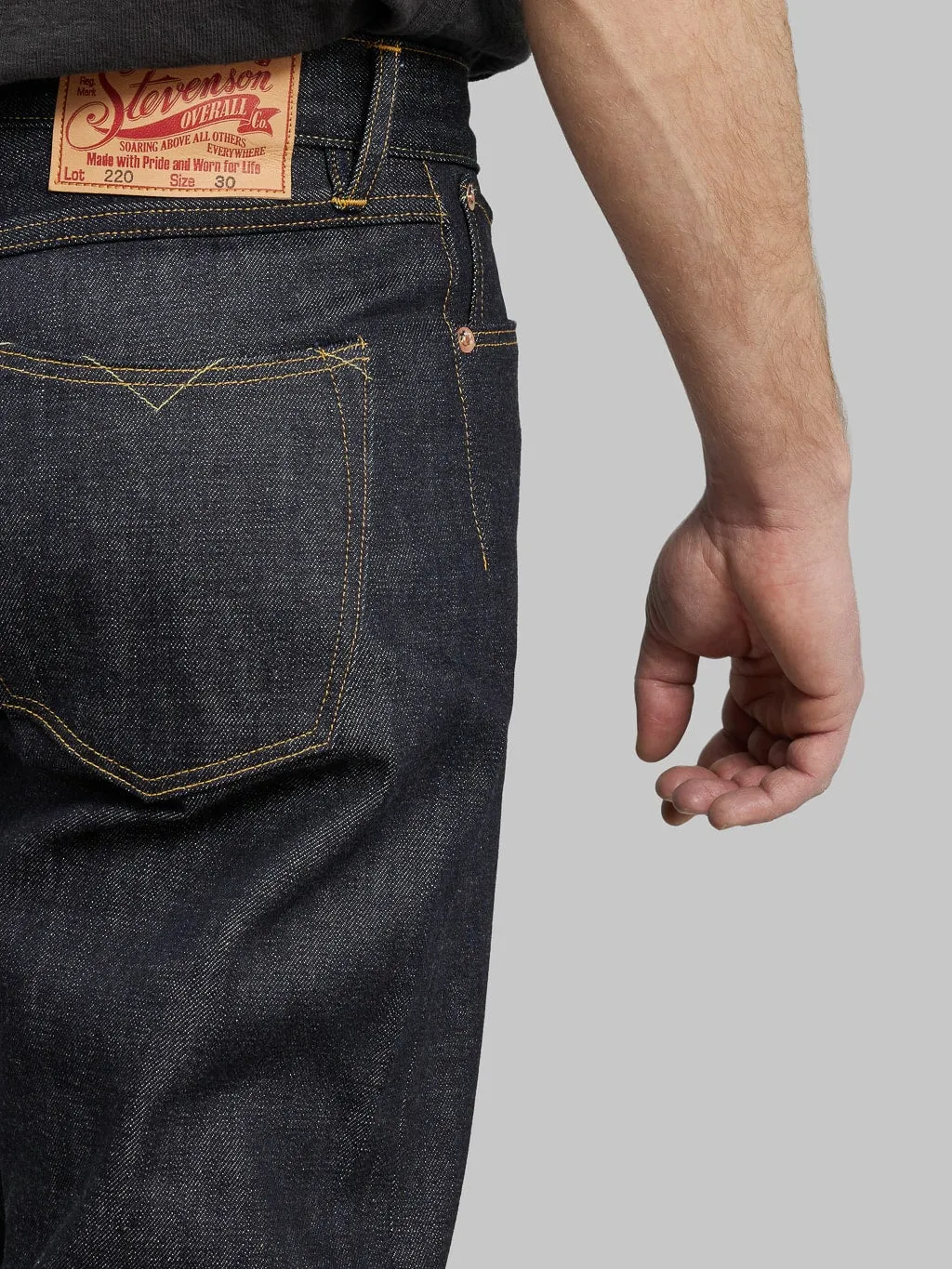 Stevenson Overall Co. Carmel 220 14oz Regular Tapered Jeans