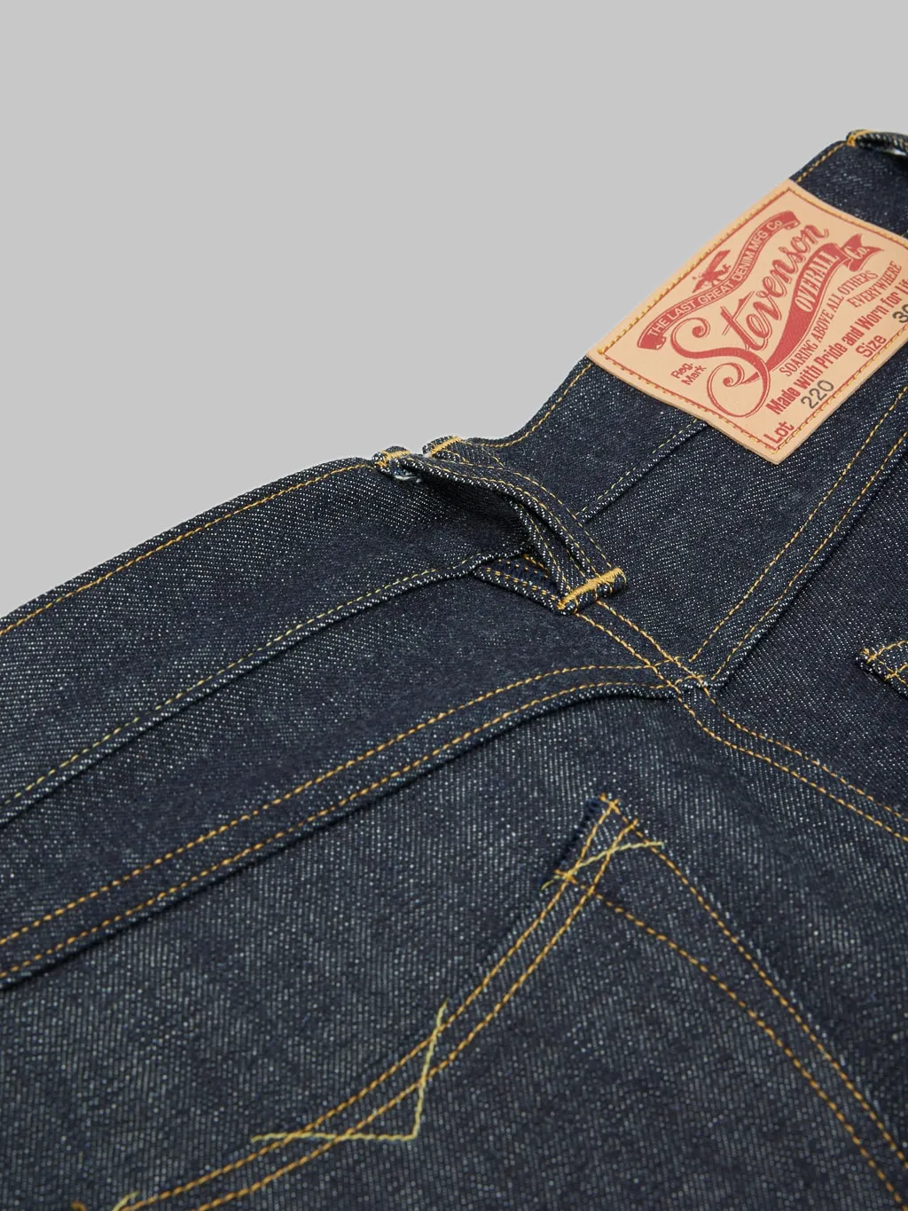 Stevenson Overall Co. Carmel 220 14oz Regular Tapered Jeans