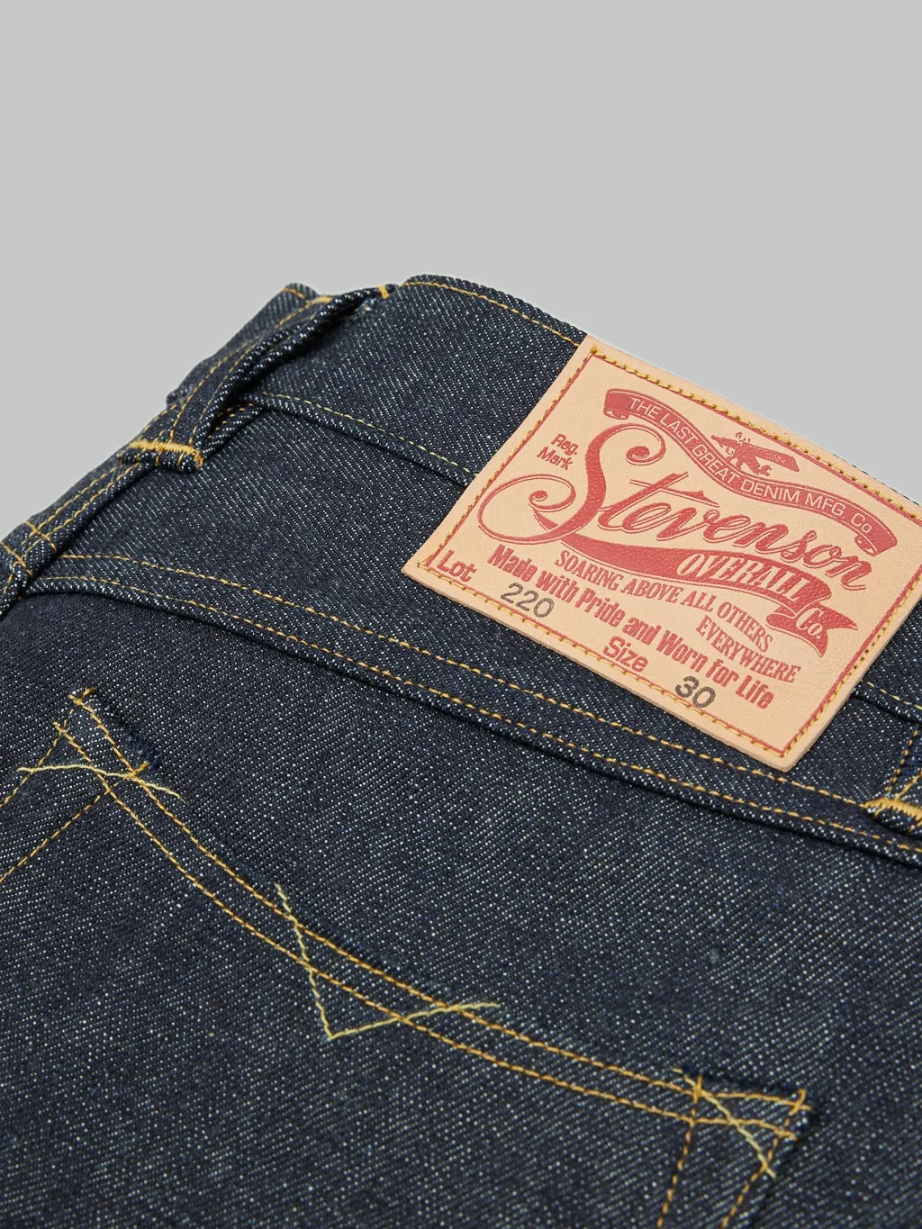 Stevenson Overall Co. Carmel 220 14oz Regular Tapered Jeans