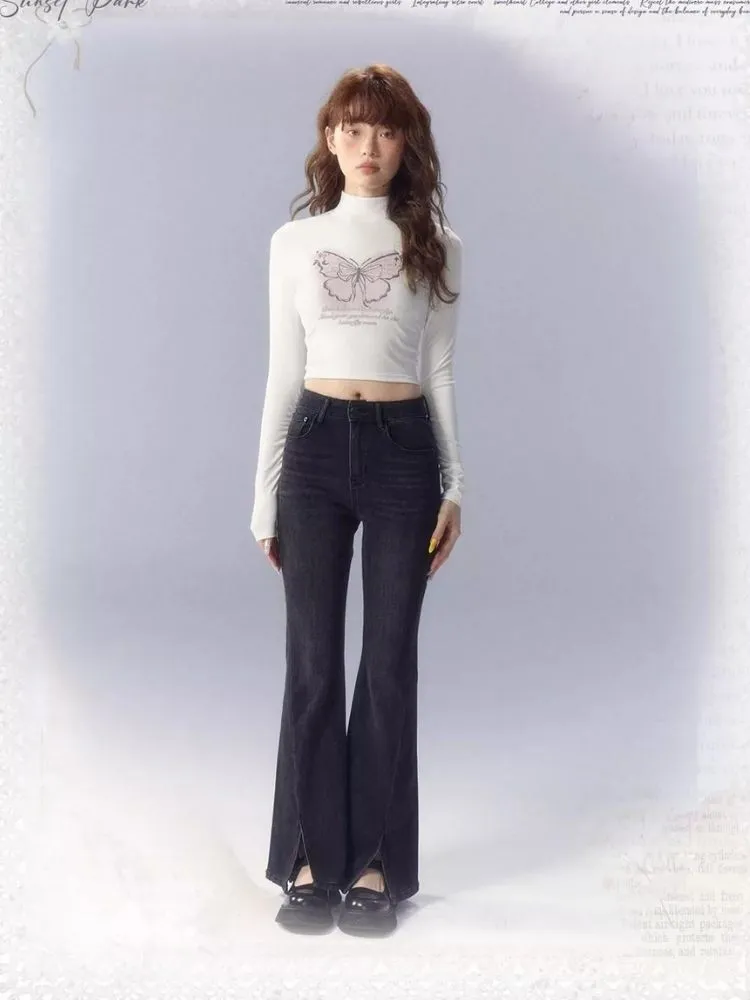Super Fit Stretch Slit Skinny Jeans【s0000003348】