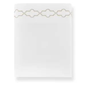 Tempo Linen Embroidered Sheets by Peacock Alley