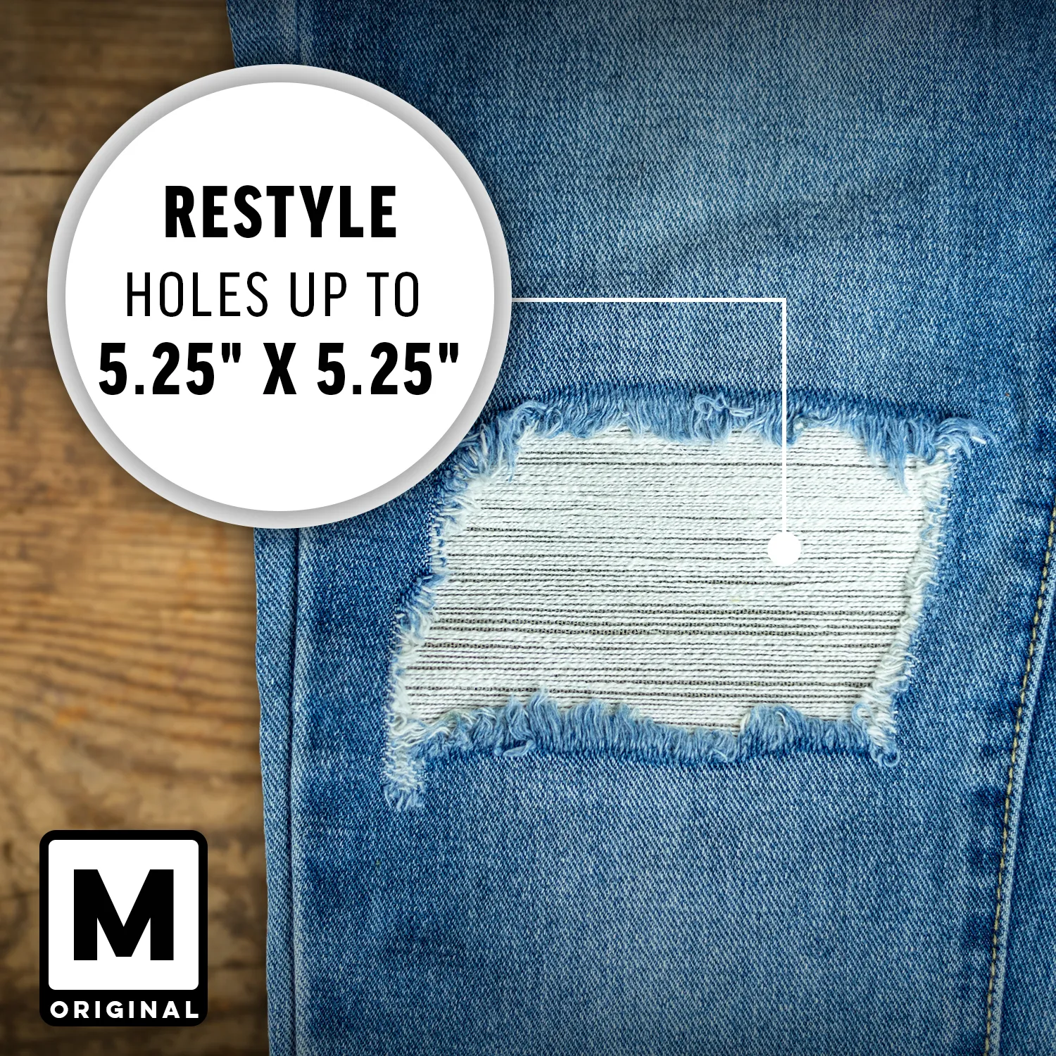 The Original Medium 6x6 Tatter Patch & Repair Kit