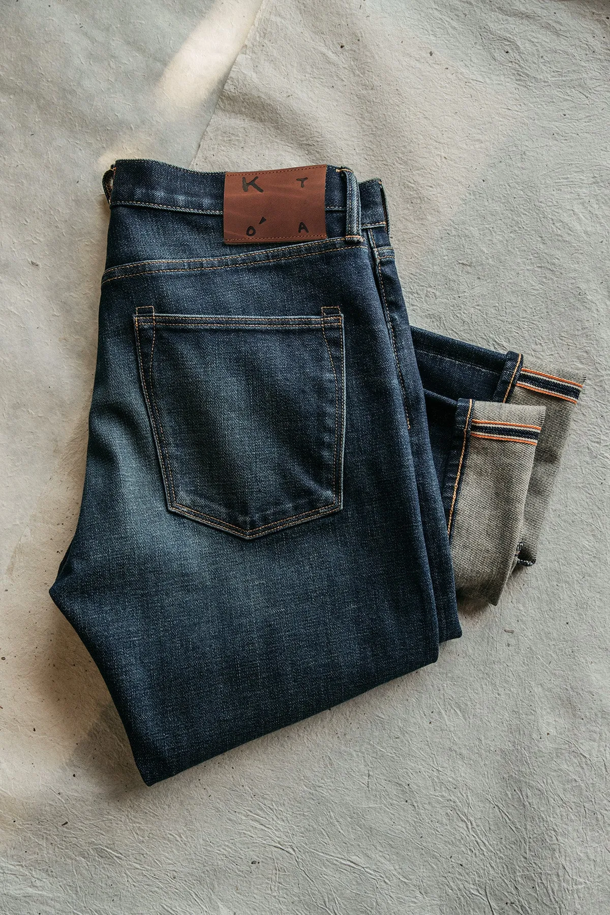 The Scissors Slim tapered - Jett 14oz Selvedge
