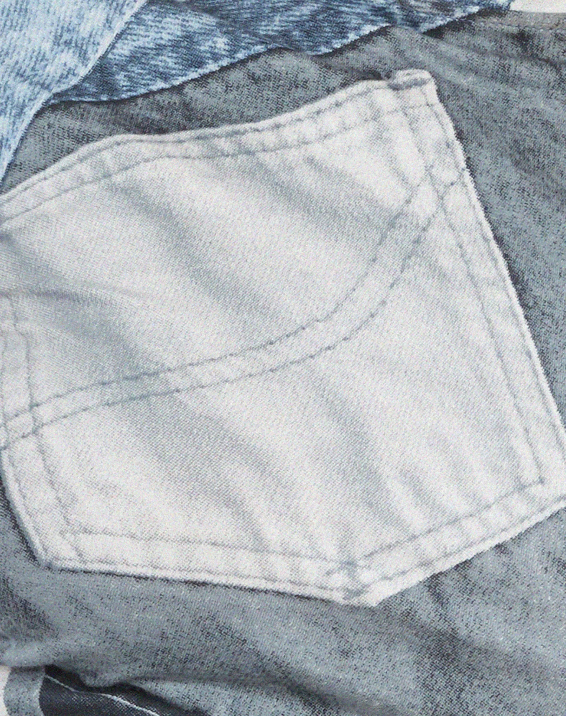 Tiona Top in Denim Pocket