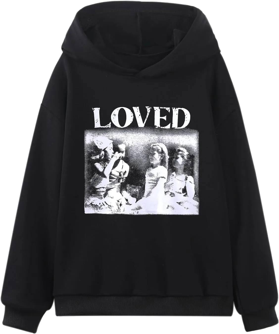 WELAKEN Teen Girls Graphic Hoodie Sweatshirt Long Sleeve Printed Pullover Sweatshirts,6-14