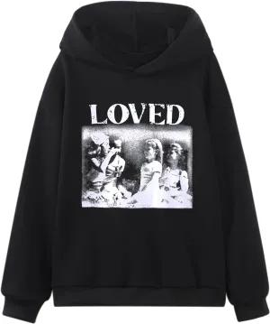 WELAKEN Teen Girls Graphic Hoodie Sweatshirt Long Sleeve Printed Pullover Sweatshirts,6-14