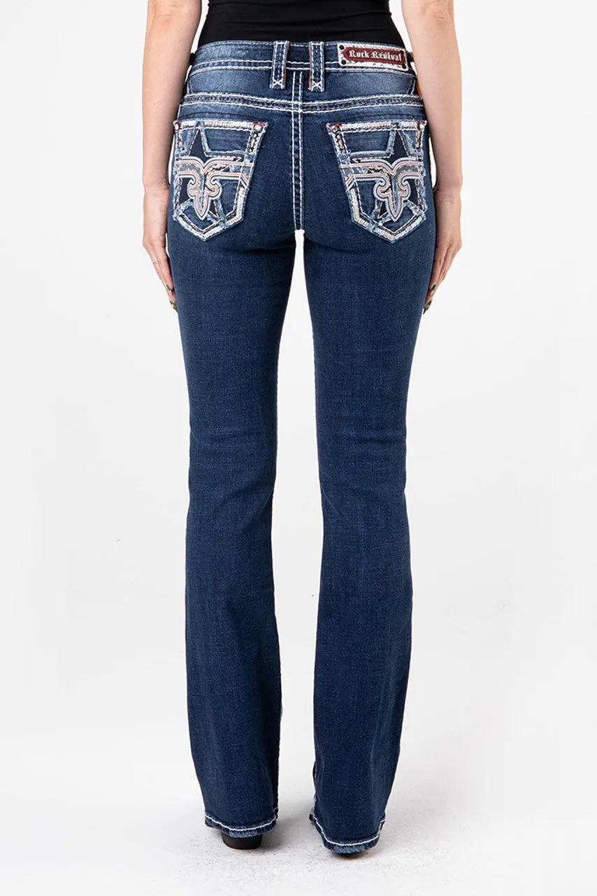 Women's Rock Revival Rosenelle Bootcut Jean