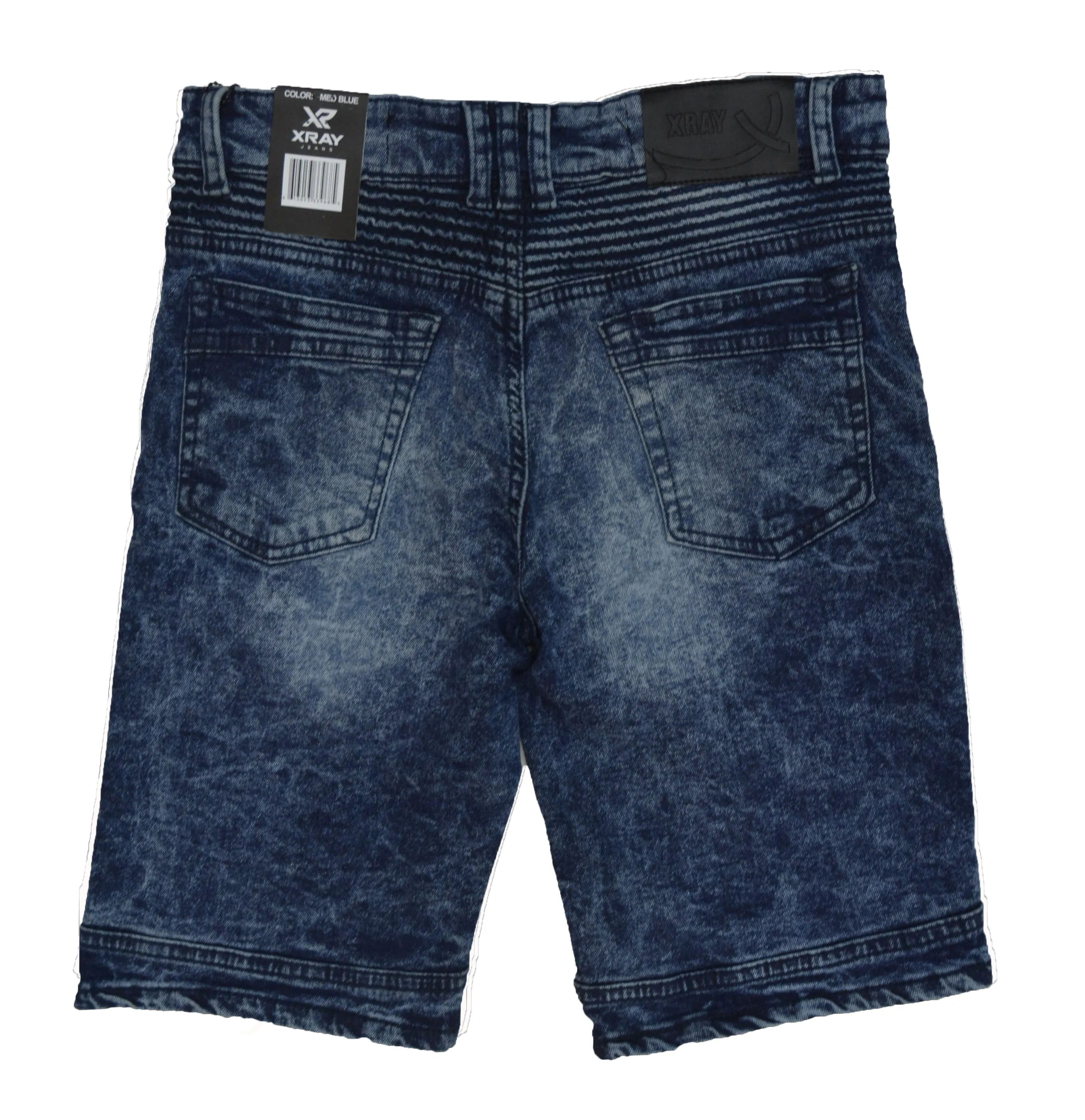 X RAY Kid's Moto Biker Denim Shorts