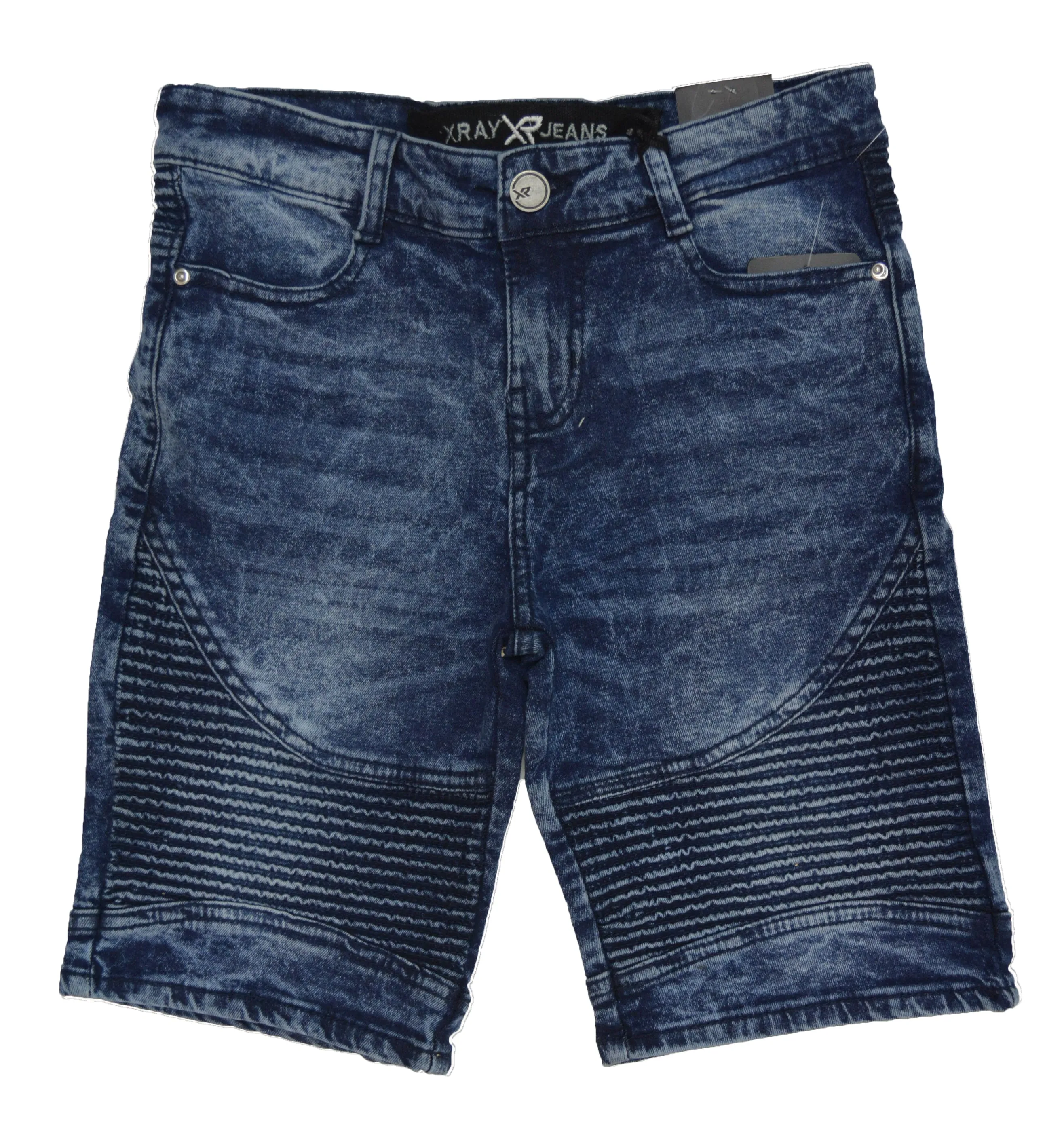 X RAY Kid's Moto Biker Denim Shorts