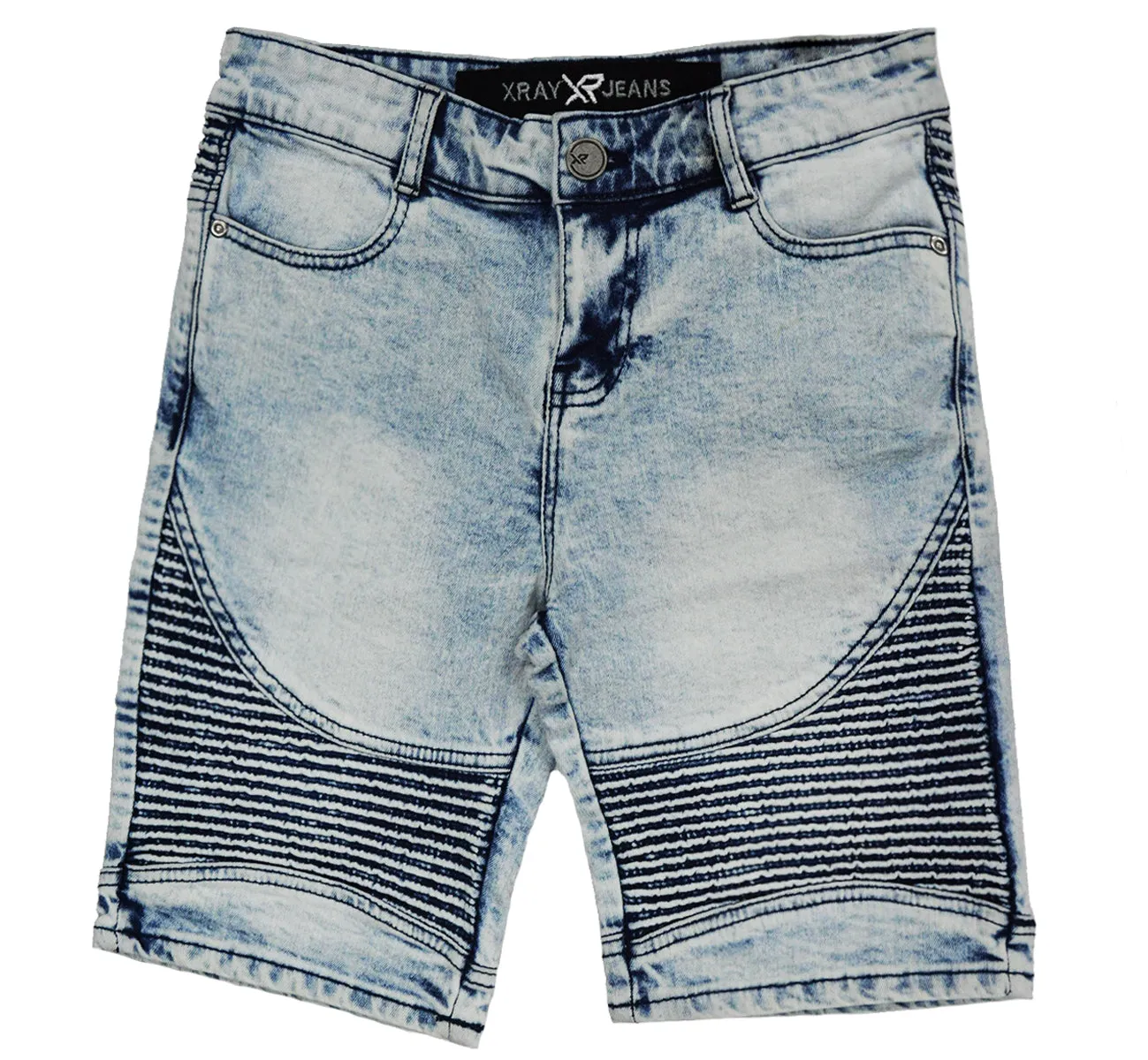 X RAY Kid's Moto Biker Denim Shorts
